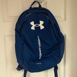 Under Armour Blue Backpack with White Logo